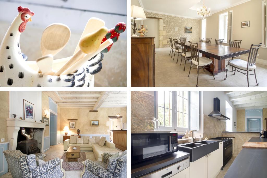 Chateau de Puyrigaud Bed & Breakfast Leoville Bagian luar foto